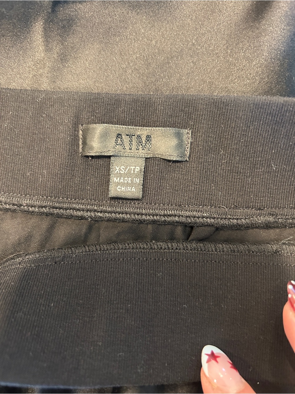 ATM Anthony Thomas Melillo 100% Silk A line Skirt Black Size X-Small - Picture 4 of 5